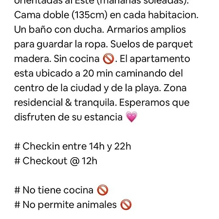 Sleeping Inn -- Guest House -- License Vut 786 -- Two Bedrooms With One Private Bathroom -- No Kitchen * Gijón
